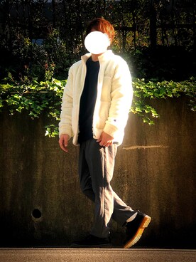 「RAGEBLUE（レイジブルー）のポストマンシューズSS/781177（ドレスシューズ、ブラック系）」を使った、てぃけさん（メンズ・162cm）の秋コーディネート