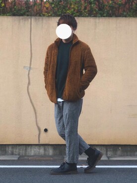 「RAGEBLUE（レイジブルー）のポストマンシューズSS/781177（ドレスシューズ、ブラック系）」を使った、てぃけさん（メンズ・162cm）の秋コーディネート