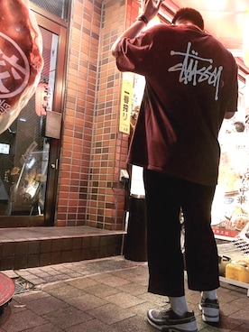 「GGD（ジージーディー）のアイテム（腕時計）」を使った、西脇 大智さん（メンズ・173cm）の夏コーディネート