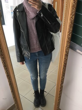 「eight sixty（エイト・シックスティ）のアイテム」を使った、Awanさん（レディース・163cm）の秋コーディネート