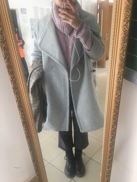 「eight sixty（エイト・シックスティ）のアイテム」を使った、Awanさん（レディース・163cm）の冬コーディネート