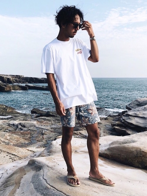 Naoto Island Slipperのサンダルを使ったコーディネート Wear