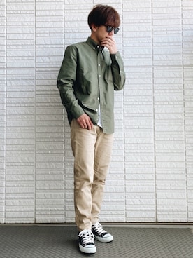 Naoto さん（メンズ・170cm）の春コーディネート