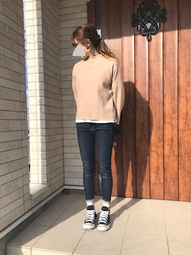 「白ソックス」｜tona♡さん（レディース・161cm）の冬コーディネート