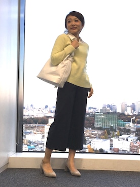 22 OCTOBRE Staffさん（レディース・162cm）の冬コーディネート