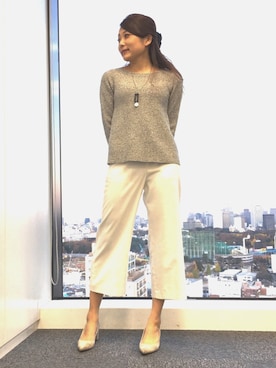 22 OCTOBRE Staffさん（レディース・162cm）の冬コーディネート