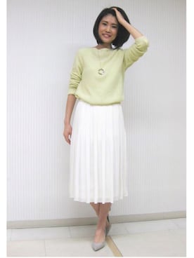 22 OCTOBRE Staffさん（レディース・162cm）の冬コーディネート