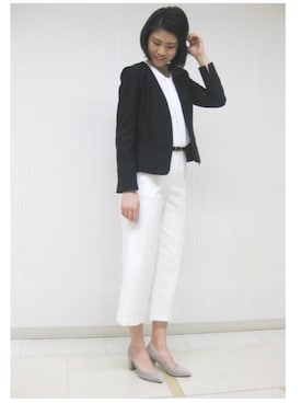 22 OCTOBRE Staffさん（レディース・162cm）の冬コーディネート