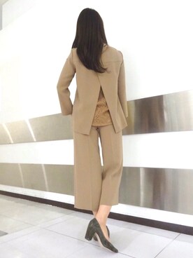 22 OCTOBRE Staffさん（レディース・160cm）の冬コーディネート