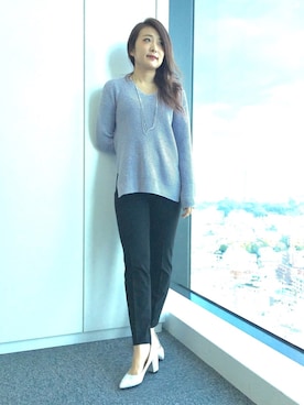 22 OCTOBRE Staffさん（レディース・162cm）の冬コーディネート