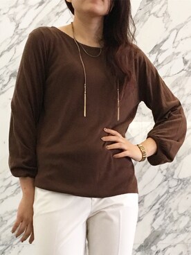 22 OCTOBRE Staffさん（レディース・162cm）の冬コーディネート