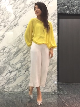 22 OCTOBRE Staffさん（レディース・162cm）の冬コーディネート