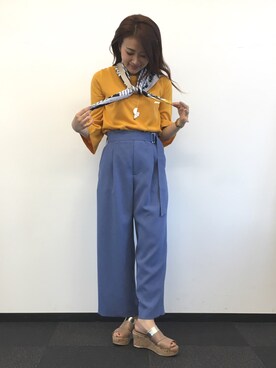 22 OCTOBRE Staffさん（レディース・162cm）の冬コーディネート