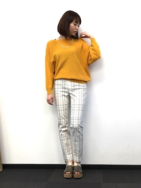 「22 OCTOBRE（ヴァンドゥ－オクトーブル）のアイテム」を使った、22 OCTOBRE Staffさん（レディース・158cm）の冬コーディネート