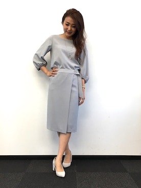 22 OCTOBRE Staffさん（レディース・162cm）の春コーディネート