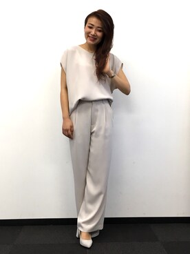 22 OCTOBRE Staffさん（レディース・162cm）の春コーディネート