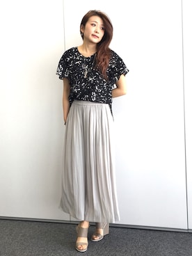 22 OCTOBRE Staffさん（レディース・162cm）の春コーディネート