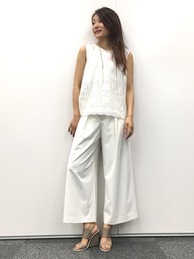 22 OCTOBRE Staffさん（レディース・162cm）の春コーディネート