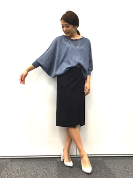 22 OCTOBRE Staffさん（レディース・162cm）の春コーディネート