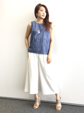 22 OCTOBRE Staffさん（レディース・162cm）の春コーディネート