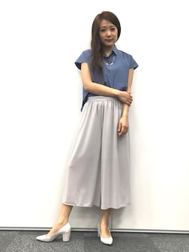 22 OCTOBRE Staffさん（レディース・162cm）の春コーディネート