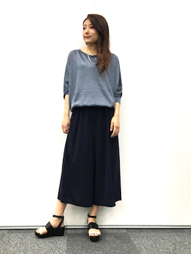 22 OCTOBRE Staffさん（レディース・162cm）の春コーディネート