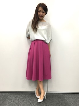 22 OCTOBRE Staffさん（レディース・162cm）の春コーディネート