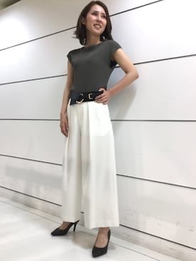 22 OCTOBRE Staffさん（レディース・160cm）の春コーディネート