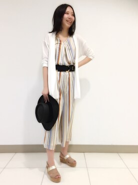 22 OCTOBRE Staffさん（レディース・160cm）の春コーディネート