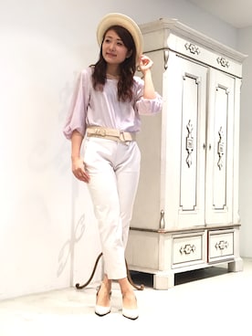 22 OCTOBRE Staffさん(レディース・161cm)の春コーディネート