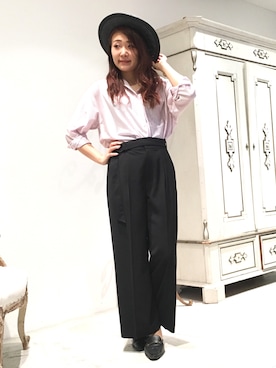 22 OCTOBRE Staffさん（レディース・161cm）の春コーディネート