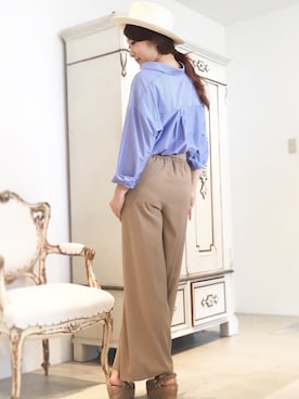 22 OCTOBRE Staffさん（レディース・161cm）の春コーディネート