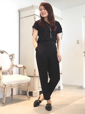 22 OCTOBRE Staffさん（レディース・161cm）の春コーディネート