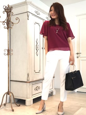 22 OCTOBRE Staffさん(レディース・161cm)の春コーディネート