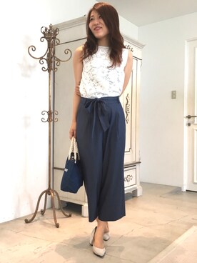 22 OCTOBRE Staffさん（レディース・161cm）の春コーディネート