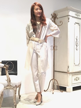 22 OCTOBRE Staffさん(レディース・161cm)の夏コーディネート