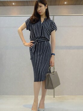 22 OCTOBRE Staffさん（レディース・167cm）の夏コーディネート