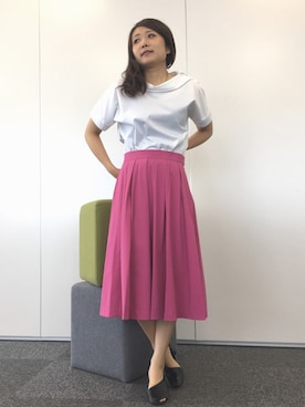 22 OCTOBRE Staffさん（レディース・161cm）の夏コーディネート