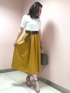 22 OCTOBRE Staffさん（レディース・161cm）の夏コーディネート