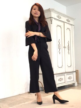 22 OCTOBRE Staffさん（レディース・161cm）の夏コーディネート