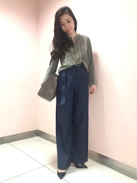 22 OCTOBRE Staffさん（レディース・152cm）の夏コーディネート