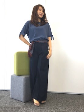 22 OCTOBRE Staffさん（レディース・161cm）の夏コーディネート