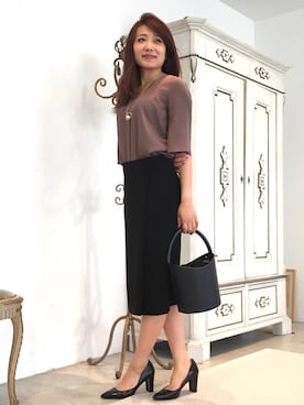 22 OCTOBRE Staffさん(レディース・161cm)の夏コーディネート
