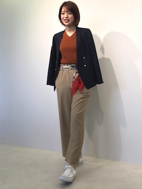 「22オクトーブル」｜22 OCTOBRE Staffさん（レディース・169cm）の秋コーディネート