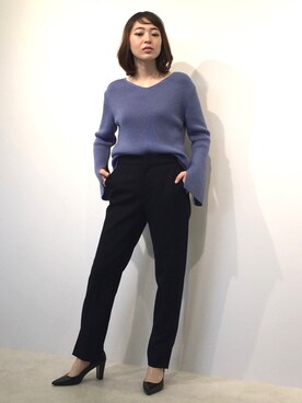 22 OCTOBRE Staffさん（レディース・157cm）の秋コーディネート