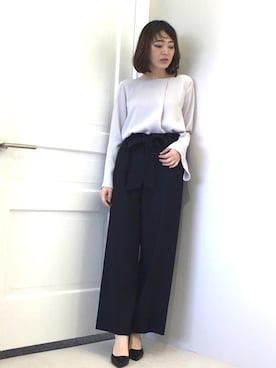 「22オクトーブル」｜22 OCTOBRE Staffさん（レディース・157cm）の秋コーディネート