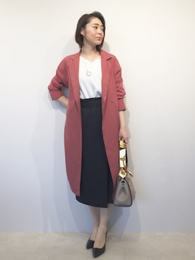 22 OCTOBRE Staffさん(レディース・157cm)の春コーディネート