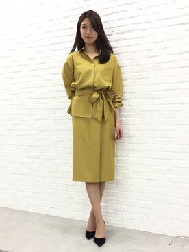 「22オクトーブル」｜22 OCTOBRE Staffさん（レディース・164cm）の春コーディネート