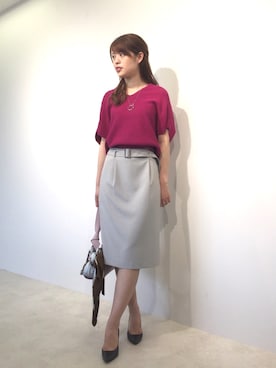 「22オクトーブル」｜22 OCTOBRE Staffさん（レディース・169cm）の夏コーディネート