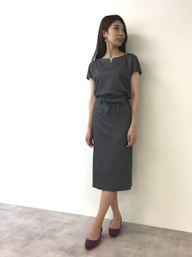 「22オクトーブル」｜22 OCTOBRE Staffさん（レディース・160cm）の夏コーディネート